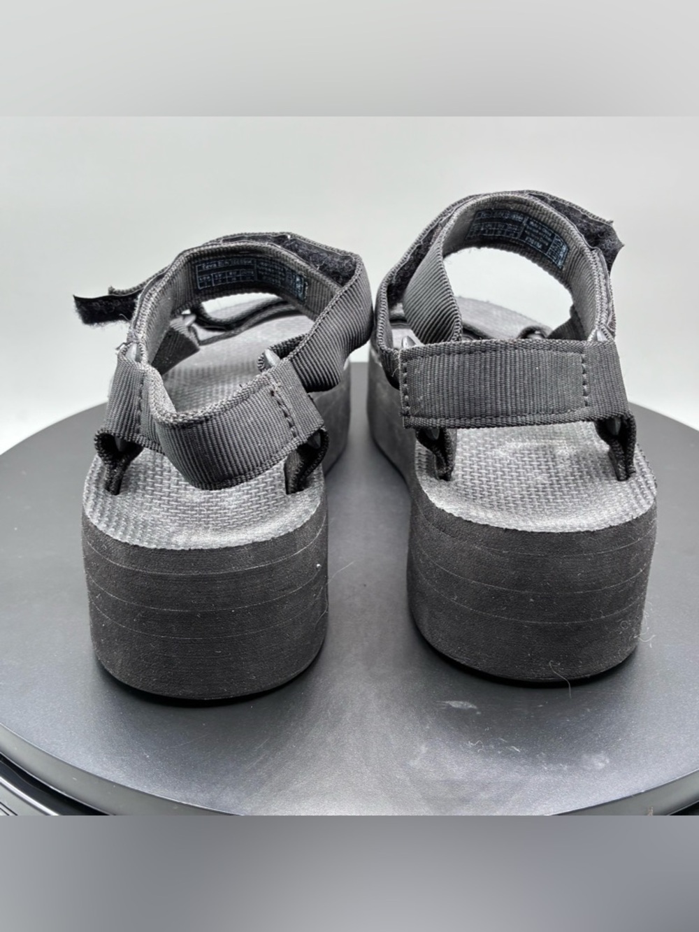 Teva Flatform Universal Sandals Platform Women 7 Black - Picture 7 of 10